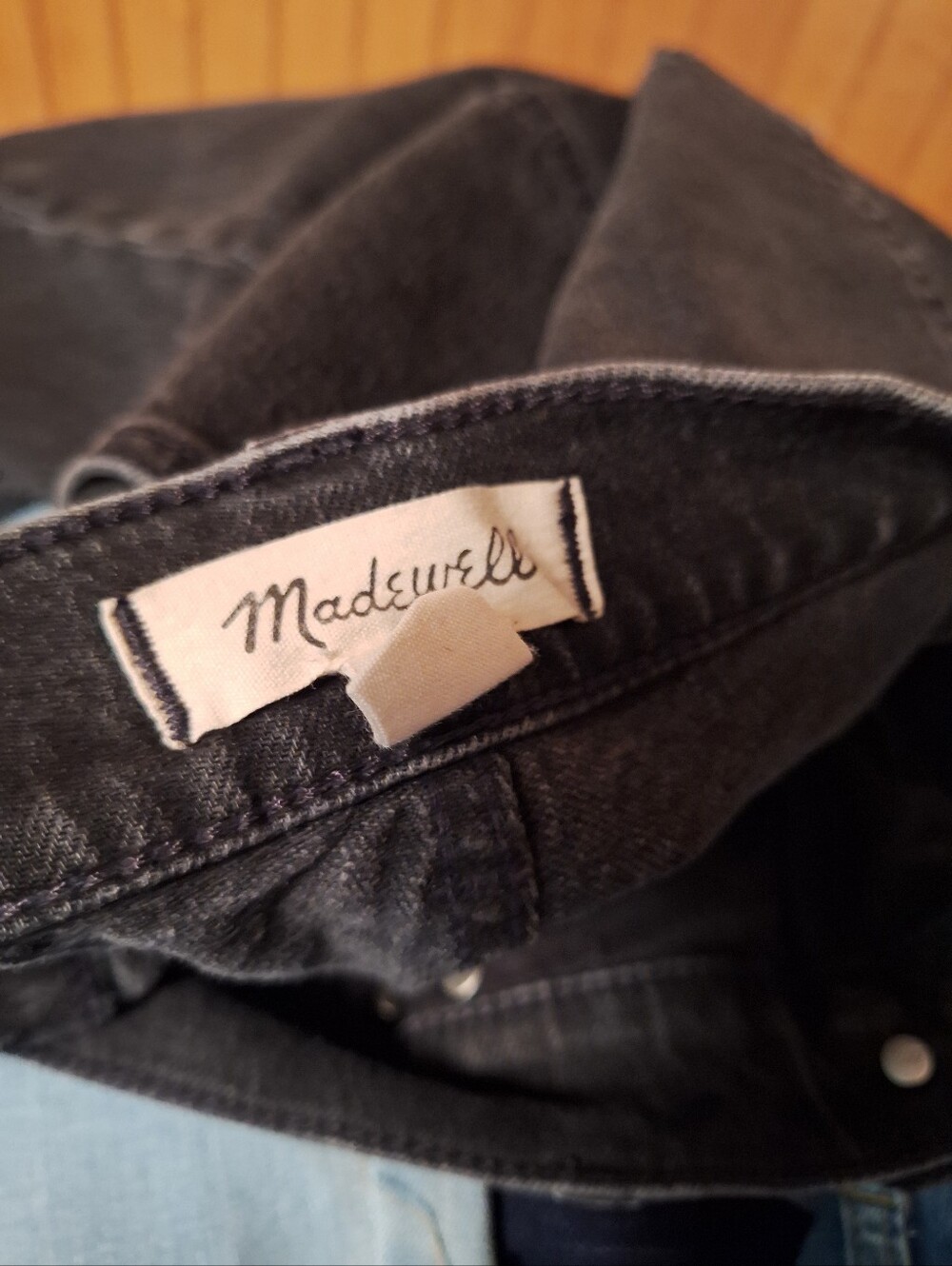 Madewell 90's Straight Black Jeans Ladies 29 Classic High Rise - Picture 3 of 3